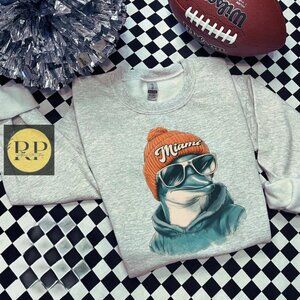 Miami Dolphins Football Spirit Animal Game Day tailgate Outfit Shirt Sweatshirt